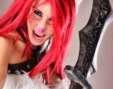 Kitty Cat Katarina Cosplay