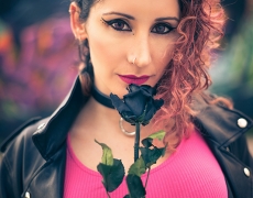 Sarai - Nu Goth - Close Rose 1